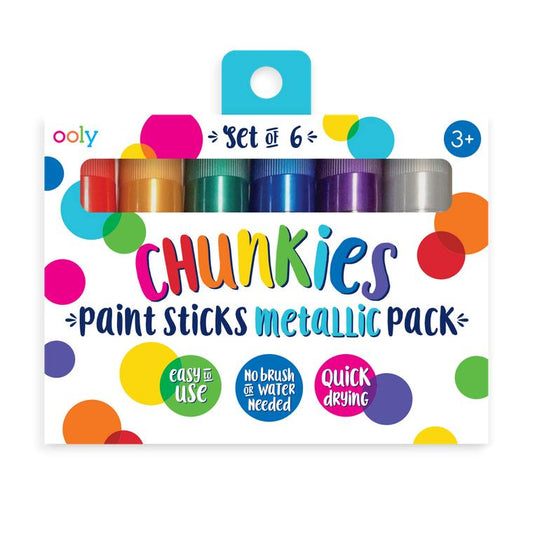 Chunkies Paint Sticks - Set of 6 - Metallic