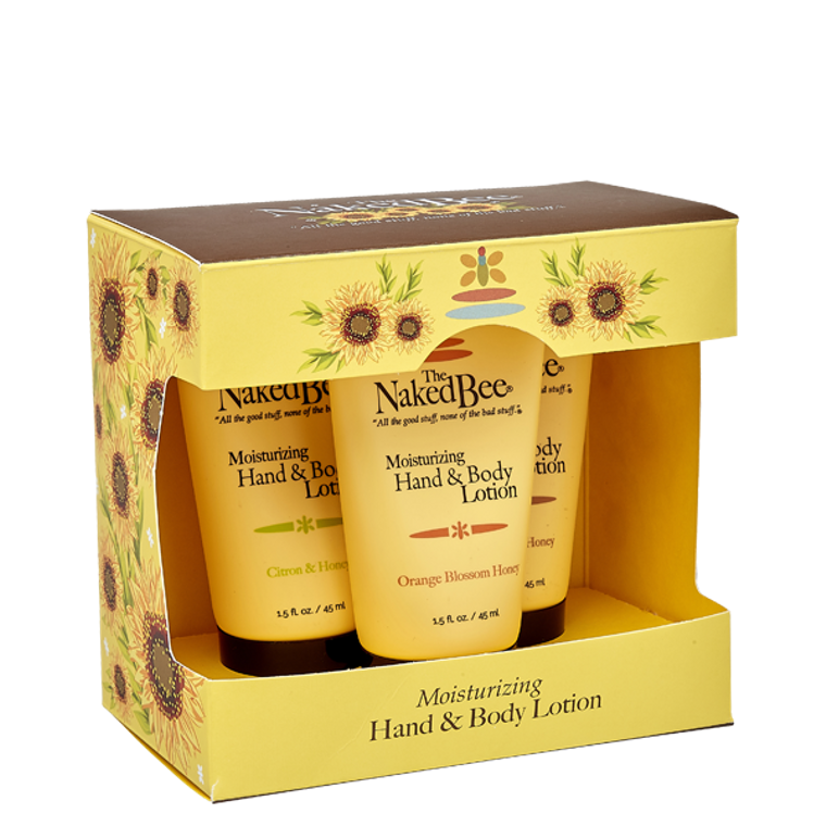 Naked Bee Hand & Body Lotion Trio